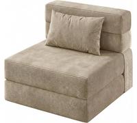 Garvee Sofá Cama Plegable 4 En 1 - Loveseat Convertible con Colchón De Espuma Viscoelástica y Cojín - Tapizado En Pana - Ideal para Salón, Dormitorio, Oficina o Apartamentos Pequeños