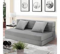 Garvee Sofá Cama Plegable con Almohadas, Sillón Cama Convertible, Sofá Futón Moderno, Sillón Cama Plegable De Espuma Viscoelástica, Cama De Invitados para Sala De Estar y Oficina En Casa.