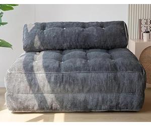 Garvee Sofá cama plegable con tumbona de suelo, sofá cama, silla cama para adultos, cama otomana y colchón plegable para suelo