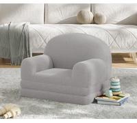 Garvee Sofá Infantil 2 En 1 Convertible y Cómodo para Niños - Tapizado En Felpa Osito Suave - Sillón y Cama Plegable Ideal para Dormitorio, Sala De Juegos o Guardería Niñas y Niños -