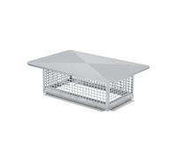Garvee - Sombrero de chimenea resistente de acero inoxidable 304, resistente a las chispas, resistente a la intemperie, fácil instalación, protección contra animales y escombros, ideal para conductos