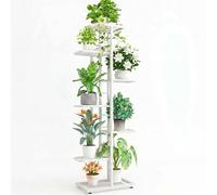 Garvee Soporte para Plantas de Metal, Estantería Esquinera 7 Niveles para 8 Macetas, Soporte para Macetas Interior, Ideal para Hogar, Salón, Balcón, Patio