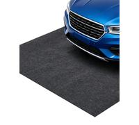 Garvee Tapete de piso de garaje, 2.3 x 5.2 m / 7.4 x 17 pies, tapete protector grande con respaldo de fieltro absorbente antideslizante, fácil de cortar, impermeable, alfombra de suelo de polietileno