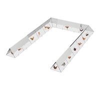 Garvee Túnel Chicken Run, marco de metal grande con esquinas, fácil de instalar, recinto de metal para aves de corral con cubierta impermeable, resistente al óxido para pollos, patos, conejos, 238.2 x