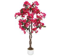 GarveeHome Árbol de buganvillas Artificiales de 120 cm / 150 cm con Tronco Natural, Flores agudas Rosadas, Planta Artificial Realista en Maceta para jardín, balcón y hogar