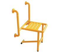 GarveeHome Asiento Plegable de Ducha montado en la Pared, Taburete de Ducha de hasta 150 kg, Silla de baño, Ahorra Espacio, Silla de Ducha, Taburete Antideslizante para Personas Mayores, niños y