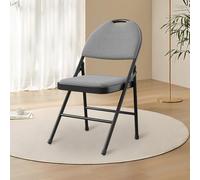 GarveeHome Juego de 2/4 sillas Plegables con Almohadillas y Patas Antideslizantes, sillas Plegables de Metal para el hogar, la Oficina y los Eventos, sillas apilables Que ahorran Espacio para