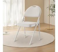 GarveeHome Juego de 2/4 sillas Plegables con Almohadillas y Patas Antideslizantes, sillas Plegables de Metal para el hogar, la Oficina y los Eventos, sillas apilables Que ahorran Espacio para
