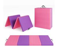 GarveeHome Klappbare Gymnastikmatte & Trainingsmatte & Turnmatte, Dicke Mit Tragegriffen, 188 * 31 * 61Cm Tragbare Bodenmatte Für Zuhause, Für Pilates, Aerobic Und Kampfsport-Fitnesstraining