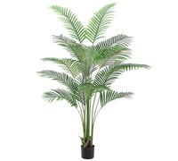GarveeHome Planta Artificial Areca Palmera 1,83 m, 9 Hojas de Plátano, Tronco de Plástico y Alambre Ajustable, Planta Tropical Decorativa para Interior Exterior Hogar Salón Terraza