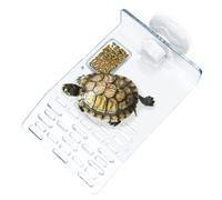 GarveeHome Plataforma Asoleo Acrílica para Tortugas Pequeñas