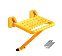 GarveeHome Silla de Ducha Plegable para Montar en la Pared, Soporte de Seguridad, Antideslizante, Taburete de Ducha Plegable para Ancianos y Embarazadas, Capacidad de Carga de 150 kg