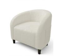 GarveeHome Sillón de salón, sillón de Relax, sillón de Lectura con Aspecto de Lino, sillón tapizado para Dormitorio, Silla Acento con Tela de Terciopelo