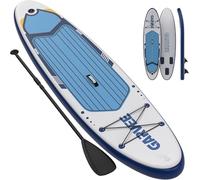 GarveeHome Tabla de Paddle Surf Hinchable para Adultos - Alta Estabilidad y Antideslizante - Accesorios (Mochila, Bomba, Correa, Soporte cámara, 3 quillas) - Ideal mar y Lago -