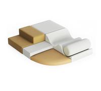 GarveeLife 6 Bloques de construcción de Espuma para niños para Escalar, Piel sintética Suave, Bloques de construcción Gigantes, Bloques de construcción Gigantes, Bloques de Escalada