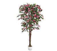 GarveeLife Árbol Artificial de buganvillas en Maceta, 180 cm, Planta Artificial con Flores Coloridas, decoración Interior sin Cuidado para el hogar, Oficina y Hotel