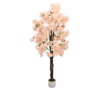 GarveeLife Árbol de Cerezo Artificial 120/150/180 cm en Maceta, Planta Artificial Sakura con Flores para Bodas, salón, Oficina y decoración de Primavera