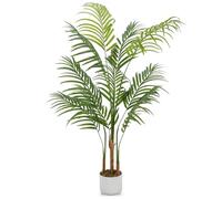 GarveeLife Árbol de Palma Artificial de Areca | Planta Artificial 100/120/125/130 cm | Palmera Artificial | Planta Artificial Grande como Real para Salón y Oficina