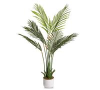 GarveeLife Árbol de Palma Artificial de Areca | Planta Artificial 105/110 cm | Palmera Artificial | Planta Artificial Grande como Real para Salón y Oficina