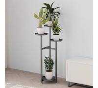 GarveeLife Estantería de metal resistente para plantas de varios niveles, ahorra espacio, moderno soporte para flores en esquina con patas antideslizantes, ideal para salón, balcón, oficina, color