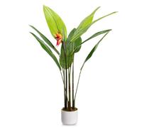 GarveeLife Künstliche Pflanze, 110/115/120/145Cm Künstliche Zimmerpflanze Im Topf, Kunstpflanzen Fake Plant Für Zuhause, Büro Garten, Balkon, Geschenk