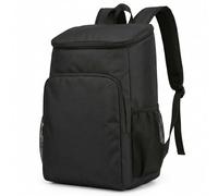 GarveeLife Mochila nevera isotérmica 36L, gran capacidad, tela Oxford resistente, antifugas, conserva frío y calor 4-8h, ligera para camping, picnic, senderismo, playa y viajes - Color Negro