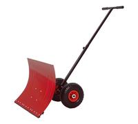 GarveeLife Pala de Nieve con Ruedas - Pala de Nieve Ajustable de 29 Pulgadas de Ancho, Mango ergonómico Ajustable en Altura, Pala de arado de Nieve Resistente, Resistente al óxido, eficiente para