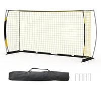 GarveeLife Portería de fútbol Infantil, Plegable, para jóvenes y Adultos, 182/365 cm, Marco de Acero, Red de fútbol con Bolsa de Transporte, Puerta de Entrenamiento de fútbol al Aire Libre, fácil