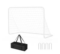 GarveeLife Portería de fútbol Infantil, Plegable, para jóvenes y Adultos, 182/365 cm, Marco de Acero, Red de fútbol con Bolsa de Transporte, Puerta de Entrenamiento de fútbol al Aire Libre, fácil