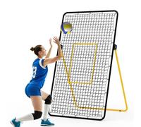 GarveeLife Red de Voleibol, 213 x 121 cm, Ajustable, con Zona de Rebote para Voleibol, Lacrosse, béisbol, Dispositivo de Entrenamiento de Voleibol para jardín, Patio Trasero, Ejercicios Deportivos