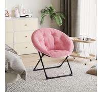 GarveeLife - Sillón Plegable Plegable Extra Suave con tapicería, Estructura metálica Resistente, Ligera y Poco Espacio, para Sala de Estar, Dormitorio y jardín