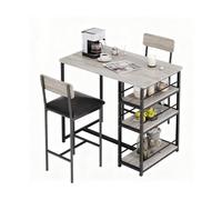 GarveeMore 1 Caja de Muebles de Salón, Mesa de Bar con Taburetes de Diseño Elegante y Duradero, Espacios Modernos y Acogedores, Ideal para Uso en Hogar y Negocios