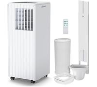 GarveeMore Aire Acondicionado Portátil 7000 BTU 3 en 1 con Enfriador, Deshumidificador 36L y Ventilador, para Habitaciones 15-20 m², Control Remoto, Temporizador 24h, R290