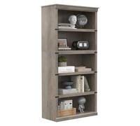 GarveeMore Estantería de 5 Niveles, Librería de Pie con Estantes Reforzados Estilo Rústico Industrial para Carga Pesada, Mueble Organizador Multiuso para Salón, Oficina o Dormitorio