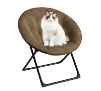 GarveeMore Silla Plegable Tipo Flor para Adultos, Sillón Grande y Cómodo con Cojín De Algodón y Estructura Metálica, Ideal para Dormitorio