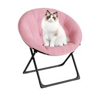 GarveeMore Silla Plegable Tipo Flor para Adultos, Sillón Grande y Cómodo con Cojín De Algodón y Estructura Metálica, Ideal para Dormitorio