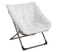 GarveeMore Sillón Plegable De Interior, Sillón De Salón Mullido y Afelpado, con Estructura Metálica Resistente, Sin Necesidad De Montaje, Ideal para Apartamentos, Dormitorios y Oficinas