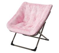 GarveeMore Sillones para el Salón,Silla Plegable de Descanso,para Salón y Dormitorio,Comedor,Color Rosa 1, 52×60×79 cm