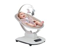 GarveeTech Columpio eléctrico con tecnología Swing 5D, certificado médico, control de inclinación adaptativo y temporizador de autonomía, para bebés de hasta 18 kg, incluye arco Montessori