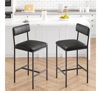 GarveeTech Conjunto De Comedor Compacto para 4 Personas - Mesa Rectangular y Sillas Tapizadas - Estructura De Metal y Madera Resistente - Ideal para Cocina, Apartamento o Espacios Pequeños