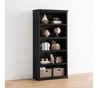 GarveeTech Estantería De 5 Niveles Estilo Rústico - Negro, 80×32×171cm