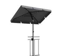 GarveeTech Sombrilla Rectangular De Playa Con Soporte y Abrazadera