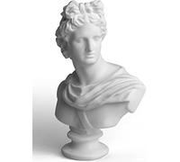 Garwor Apollo Bust Gr nd Roman Mythology God of Sunlight 6 Inch Resin Head Bust Sculpture Figurine Home Decor