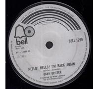 Gary Glitter - GARY GLITTER Hello! Hello! I'm Back Again 7" 45