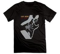 Gary Moore Guitar Dirty Fingers Men T Shirt Black M