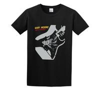Gary Moore Guitar Dirty Fingers Unisex 100% Cotton Short-Sleeve T-Shirts Black S