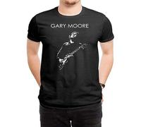 Gary Moore Poster Unisex 100% Cotton Short-Sleeve T-Shirts Black S