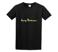 Gary Numan Gold 'Savage' Logo Cotton Unisex 100% Cotton Short-Sleeve T-Shirts Black M