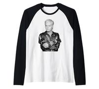 Gary Numan Warriors UK Tour Foto por Allan Ballard Camiseta Manga Raglan