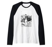 Gary Player Práctica del Abierto de Golf Británico 1972 Camiseta Manga Raglan